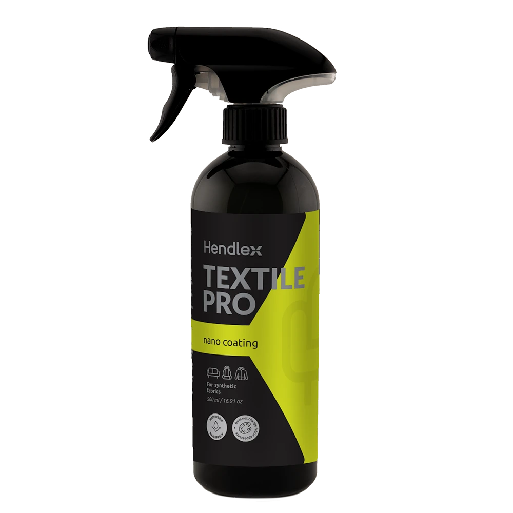 Hendlex Textile Pro tekstilės ir audinių nano danga, apsauganti nuo drėgmės ir nešvarumų